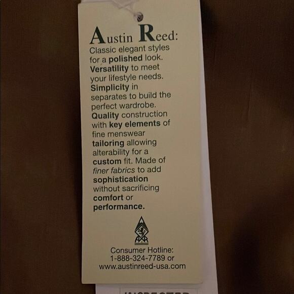 NWT. Austin Reed Linen Blend Kool Pants. 14 - Picture 7 of 7
